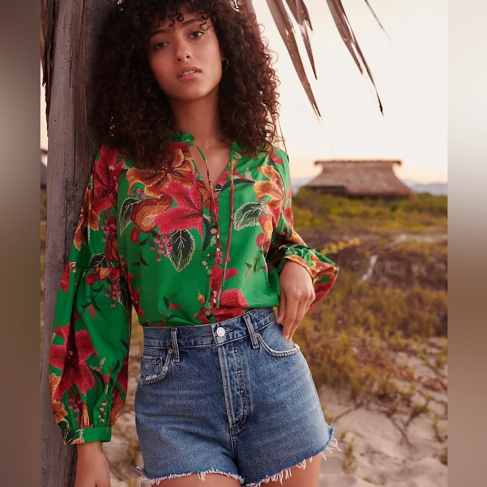 Farm Rio Raquel Buttondown NWT